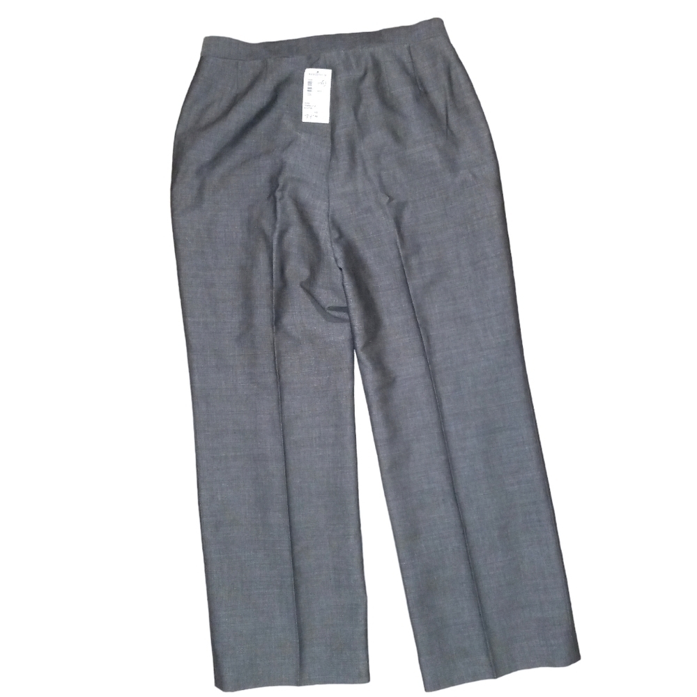 NWT Classiques Entier Suit Seperates Grey Trousers  Wool & Mohair Blend 14P
